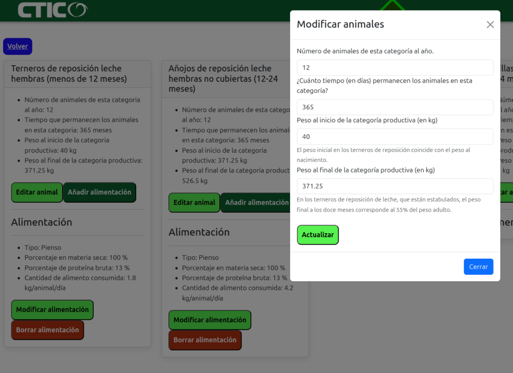 Ecoward web visualisation